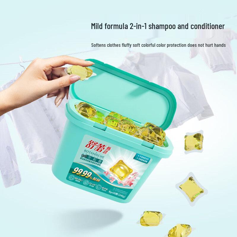 Slek Bocali Fragrance Antibacterial Laundry Pods, 30 Count