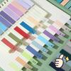 Sticky Notes Colourful Index Tabs Translucence Sticky Pad Aesthetic Page Markers Index Sticker for Office