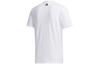 Adidas T Shirts Men's White Crew Neck Moderate Straight Fit GH4418