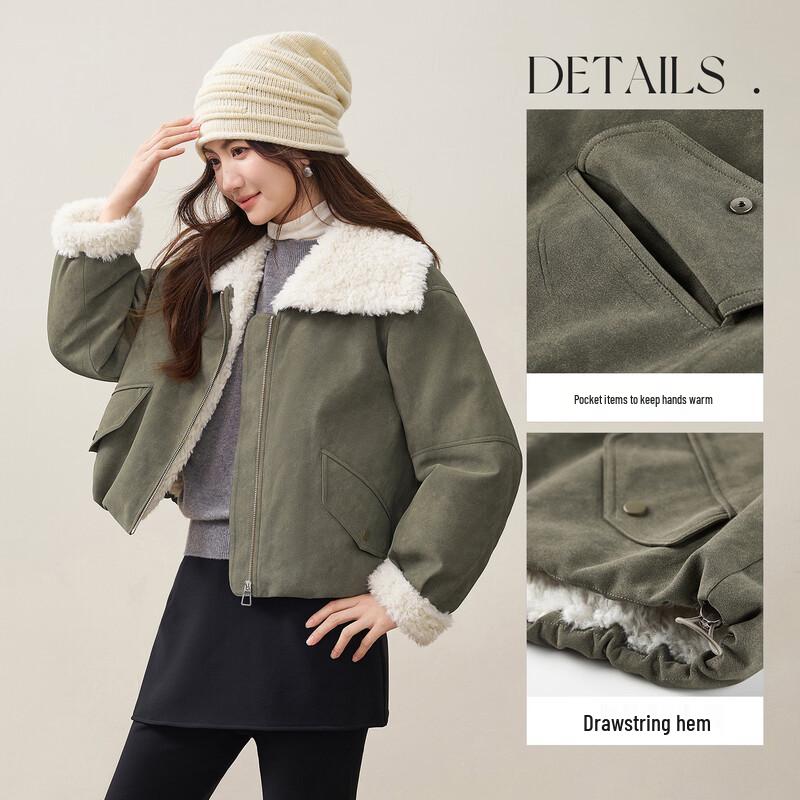 Women's Retro Plush Short Winter Coat