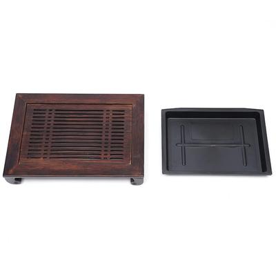 Bamboo and Wood Drawer Tea Tray - Drainage and Water Storage Kung Fu Tea Tray, New Model