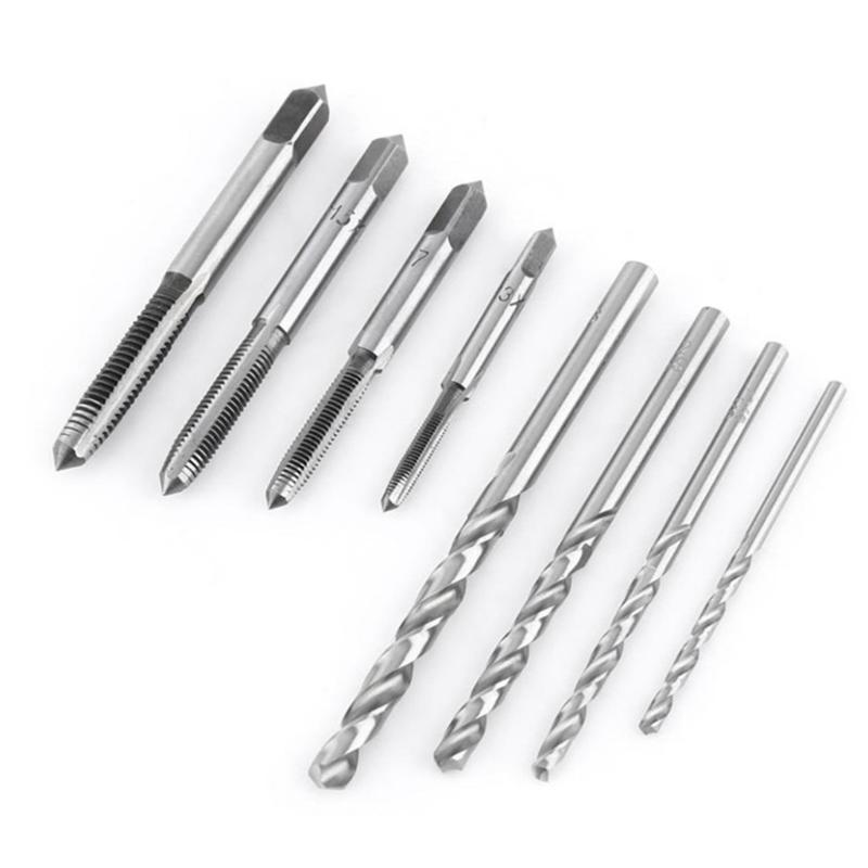 Multifunctional 9pcs T Handle Tap Wrench set Automotive Repair Tap set Upgrades designs  for Thread Repair & Creation