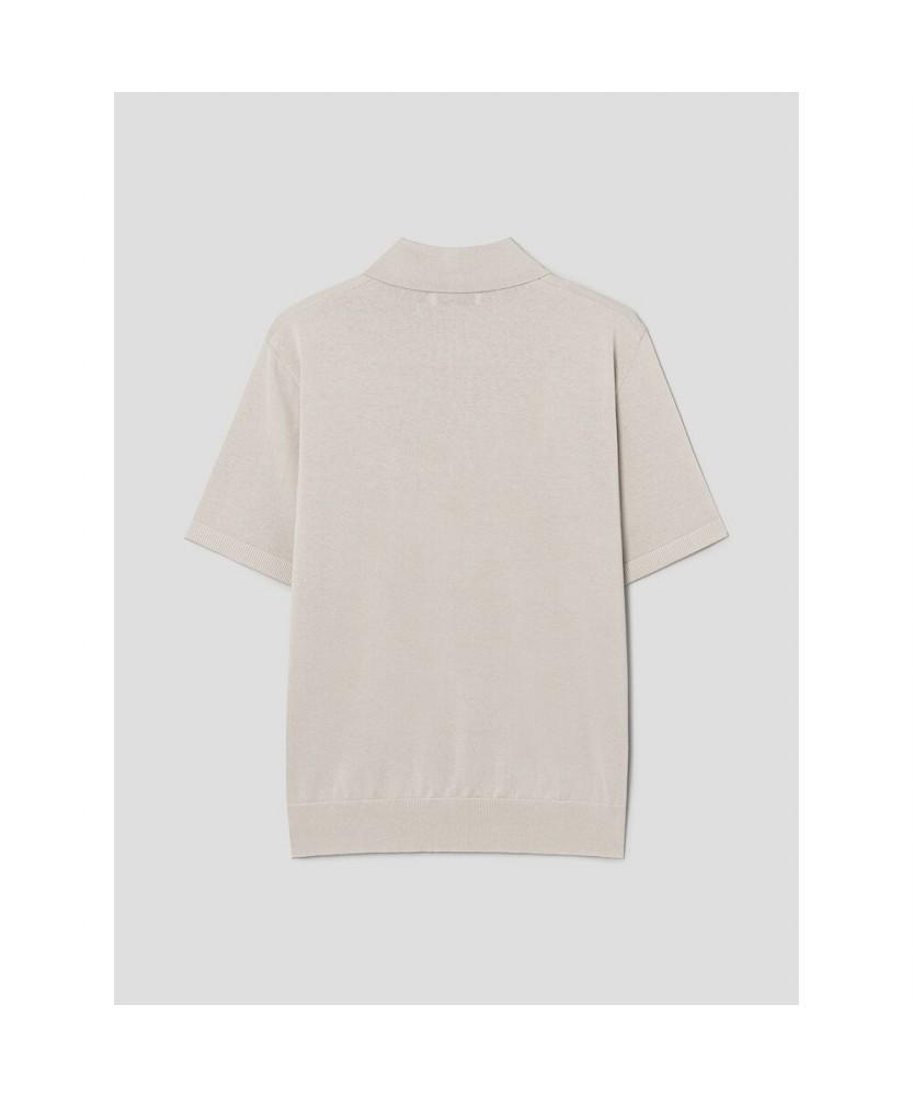 GLXY (GALAXY LIFESTYLE) Glxy [Galaxy Lifestyle][Sanmu Clothing] 6M Polo Neck Sweater Beige