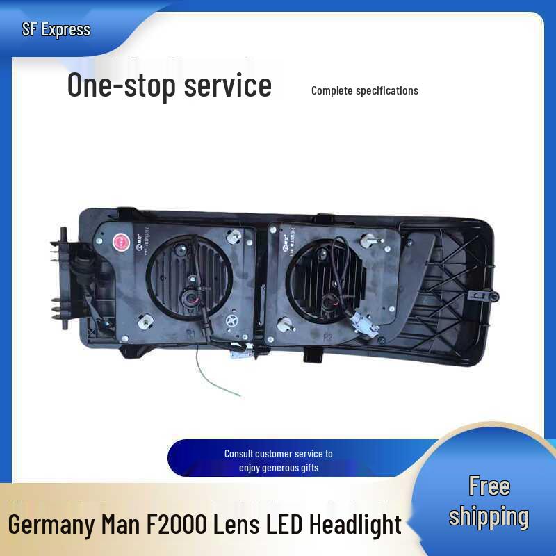 LED Headlight Assembly with DRL for MAN Shaanxi Delong F2000 In Germany