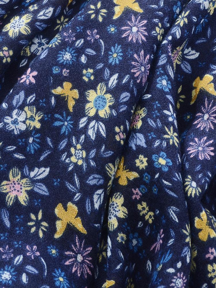 Cotton Linen Women Silk Scarf Cute Soft Floral Print Shawl Foulard Femme Mujer Pareo Muffler Bufanda Stoles Hijab Bandana Summer