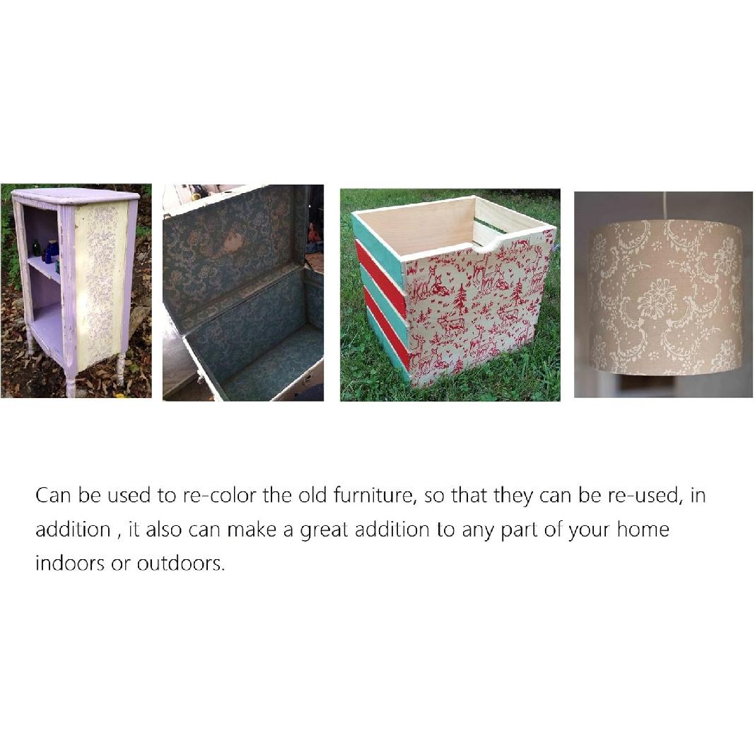 

7 DIY Patterned Paint Roller Decorative Rubber Roller Decorative Art Roller Texture Roller with Plastic Handle - More Than 300 Patterns (Pattern W8)