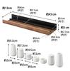 Yamazaki Jitsugyo Plattenzange und Holzschrauben Kompatibel mit Gipskarton Shinto Shinto Werkzeuge Braun Shinto W45 x T12 x Rin RIN Rechnung Keramik Shinto