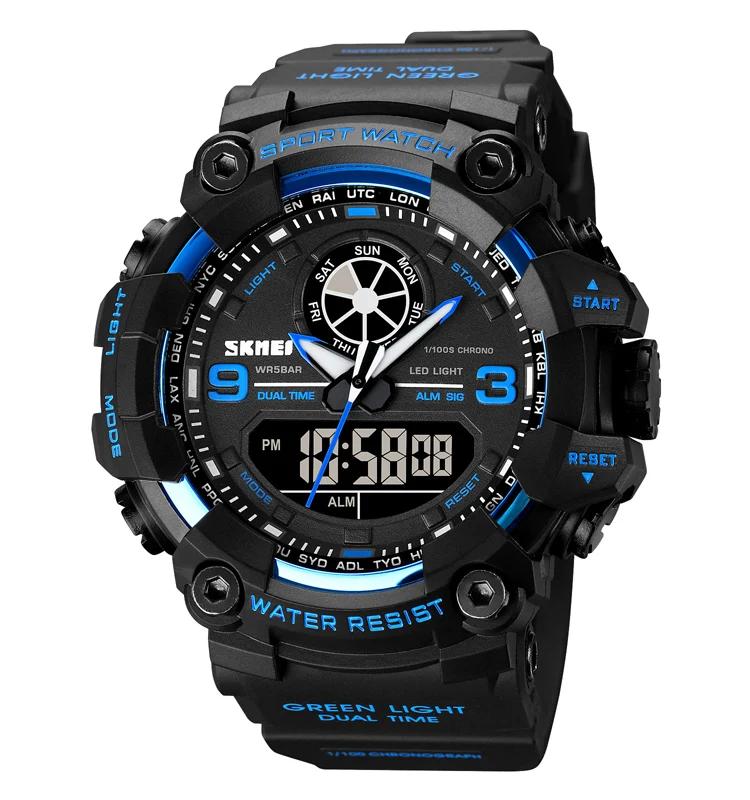 SKMEI 1818 Stainless Steel Islamic Qibla Direction Al Azan Digital Watches for Muslim Prayers Fashion style