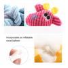 3 Pcs Squeaky Plush Dog Toy Stuffed Little Deer Shape Dog Chew Toys with Rope Ball Knot for Puppy Teething Training Boredom Relief