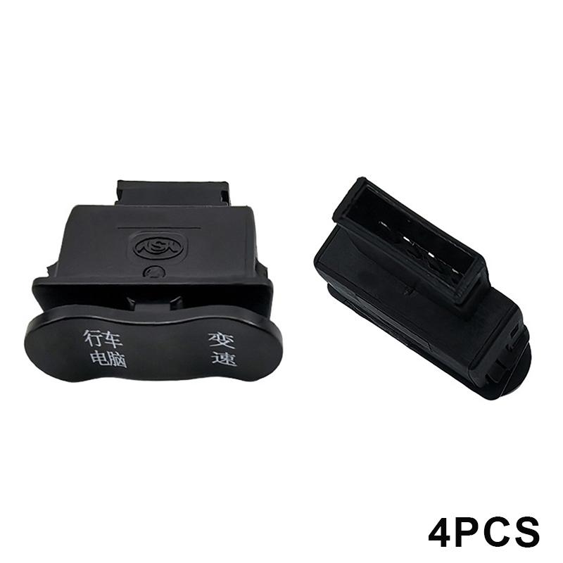 4PCS Universal Electric Motorcycle Accessories Headlight Horn High/Low Beam Dimmer Turn Signals Five Switches And Buttons