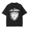 Streetwear Washed Tshirt Lone Penguin Survival But Why Funny Dark Meme Cotton Tshirts  Hipster Tshirt Men Beach Y2k Basic Tees