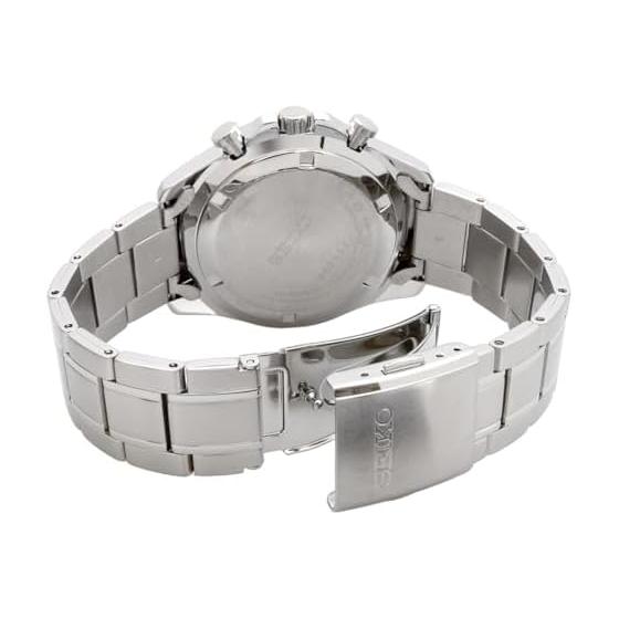 [Seiko] SEIKO 1/5 Second Chronograph Quartz Watch Men's SBTR013 Black [Domestic Genuine Product]