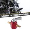 X AUTOHAUX Gas Inline Ein-Aus Benzinhahn Benzinhahn Ventilschalter 6mm für Motorrad