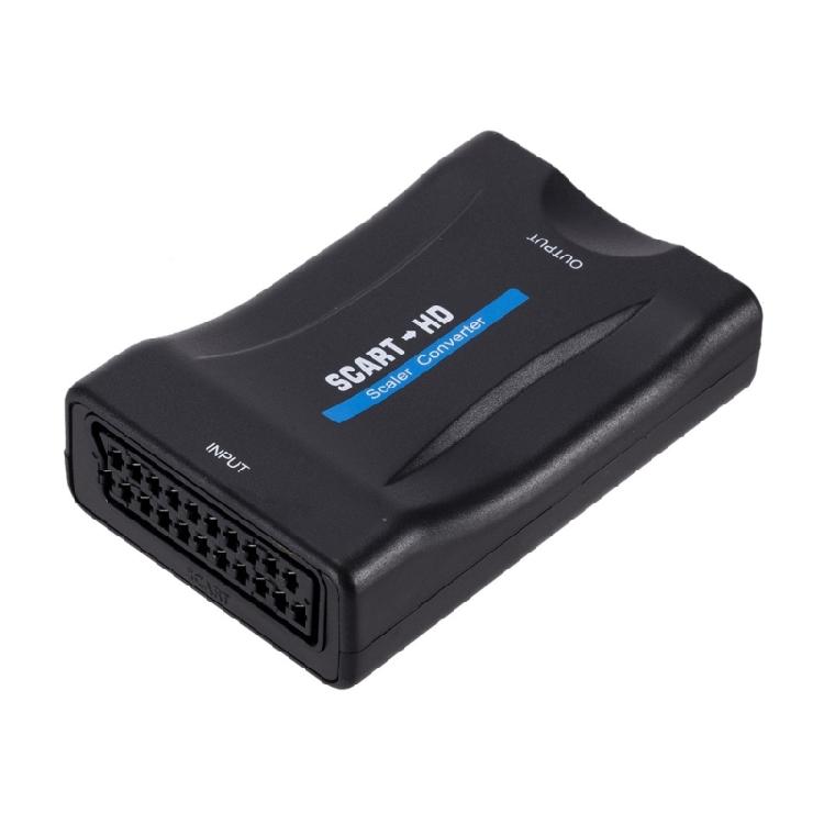 1080P SCART To Multimedia Interfaces Converter Adapter Include USB Power Wire for Connecting Old Devices To Newer HDTVs