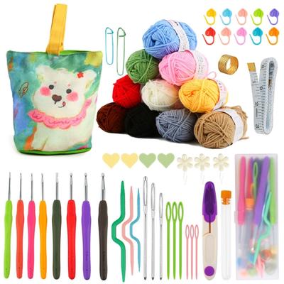 Beginners Crochet Kits Crochet Needle Knitting Kits for DIY Crochet Craft