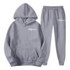 Men's Trendy Casual Hoodie and Sweatpant Set for Autumn and Spring 2025