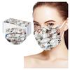 100PCS Adult Fashion Print Disposable Face Mask 3 Ply Earloop Anti-PM2.5 