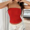 Y2K Strapless Top Women's Vest Women's Clothing 2025 Autumn and Winter