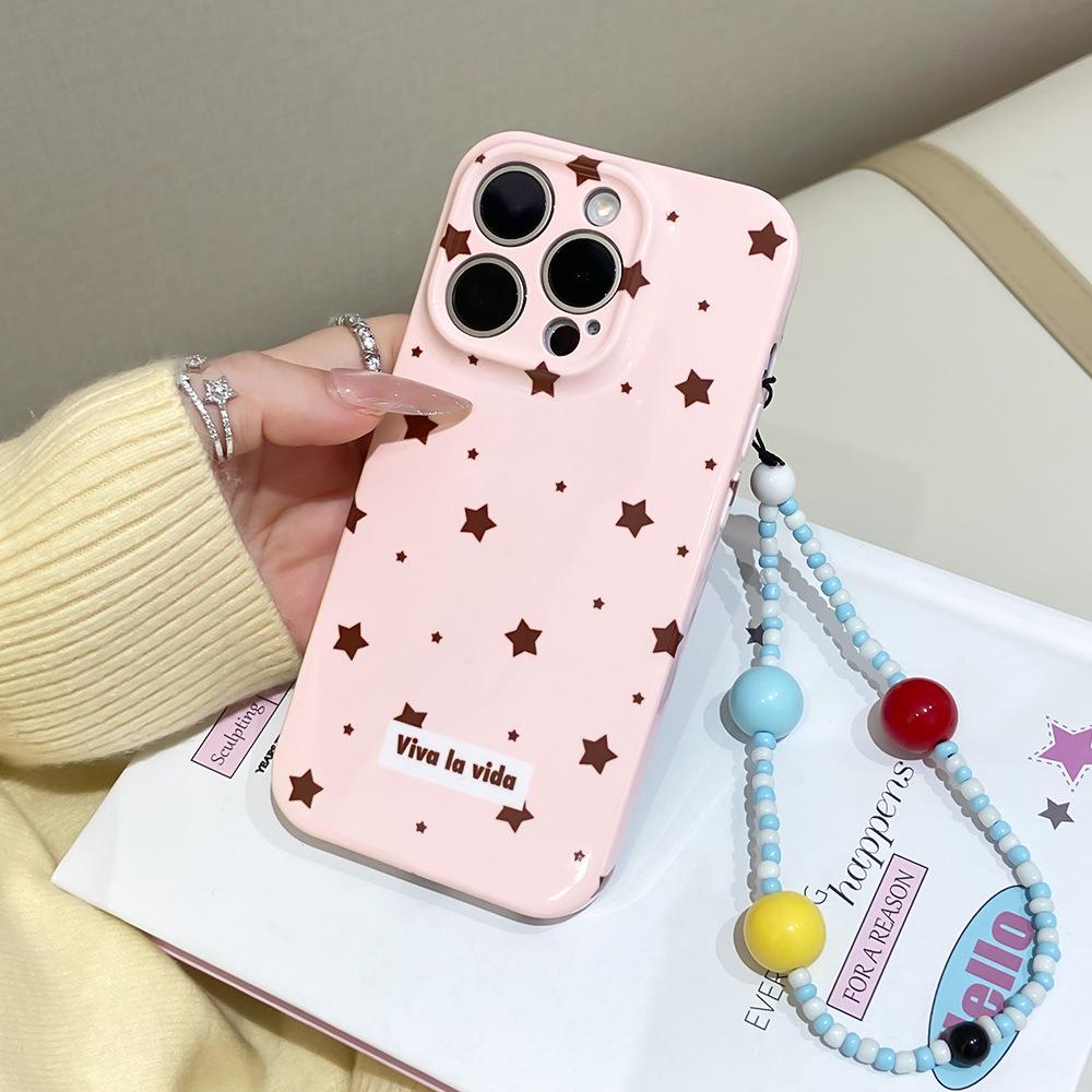 Applicable iPhone17Promax Mobile Phone Case Bracelet Apple 16/15/14 Film Soft Case 13 Anti-drop Protective Case