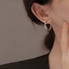 Fashion Gold Color Twist Circle Hoop Earrings for Women Retro Metal Geometric Small Round Huggies Earrings Party Jewelry