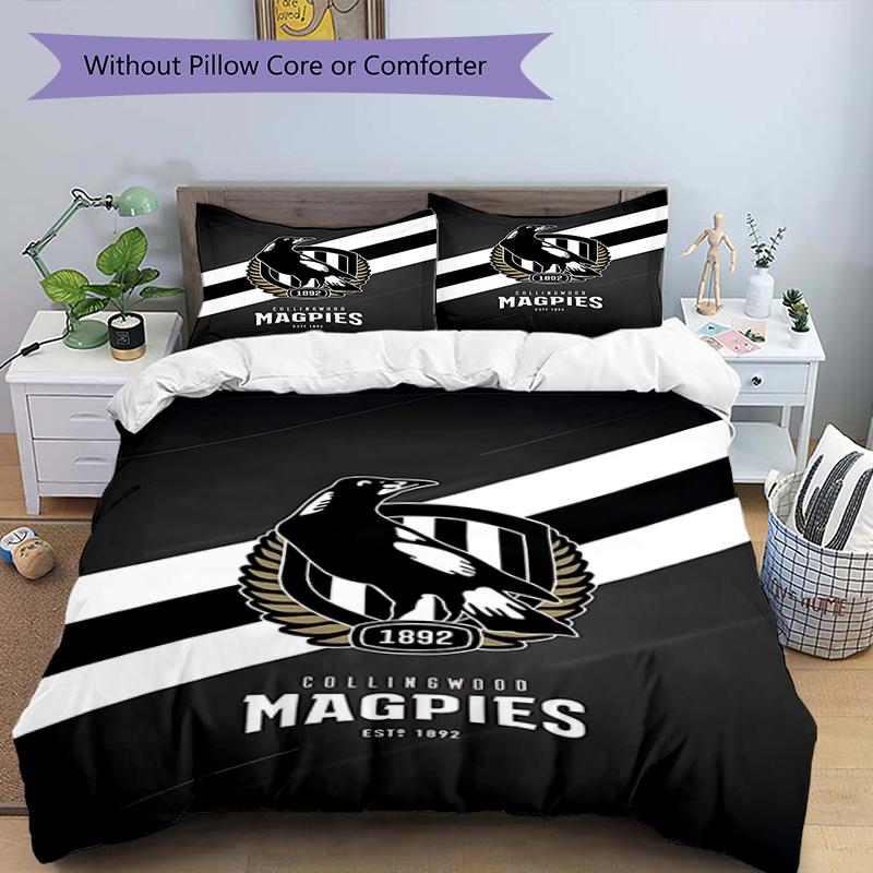 3pcs Football Team (29) Design Cover Set - HD Printed Bedding with 1 Cover and 2 Pillowcases - Perfect for Home and Dorm Decor
