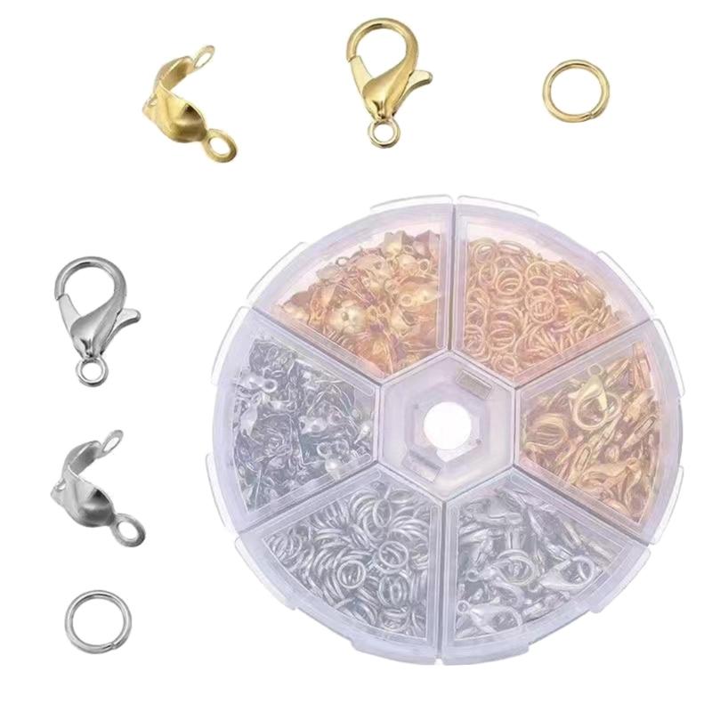 Jewelry Making Set with Pliers Complete Craft Kit for Bracelets and Necklaces Metal Jewellery Accessories for DIY Lover