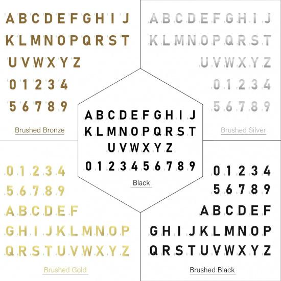 Stainless Steel Floating House Numbers, 8 Inch Modern Metal Address Letters and Mailbox Numbers, House Address Plaques for Home, Apartment, Garages,