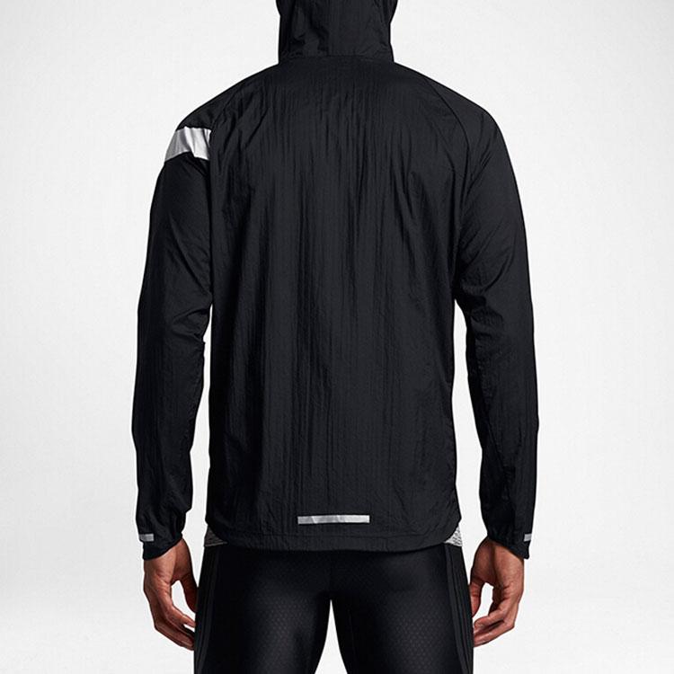 Nike Sports Training Quick-Dry Hooded Jacket Men Outerwear Black 933836-010