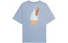Li Ning X Phil Hackett T Shirt Unisex Soft Gray Blue AHSS859-1
