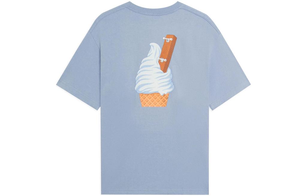 Li Ning X Phil Hackett T Shirt Unisex Soft Gray Blue AHSS859-1