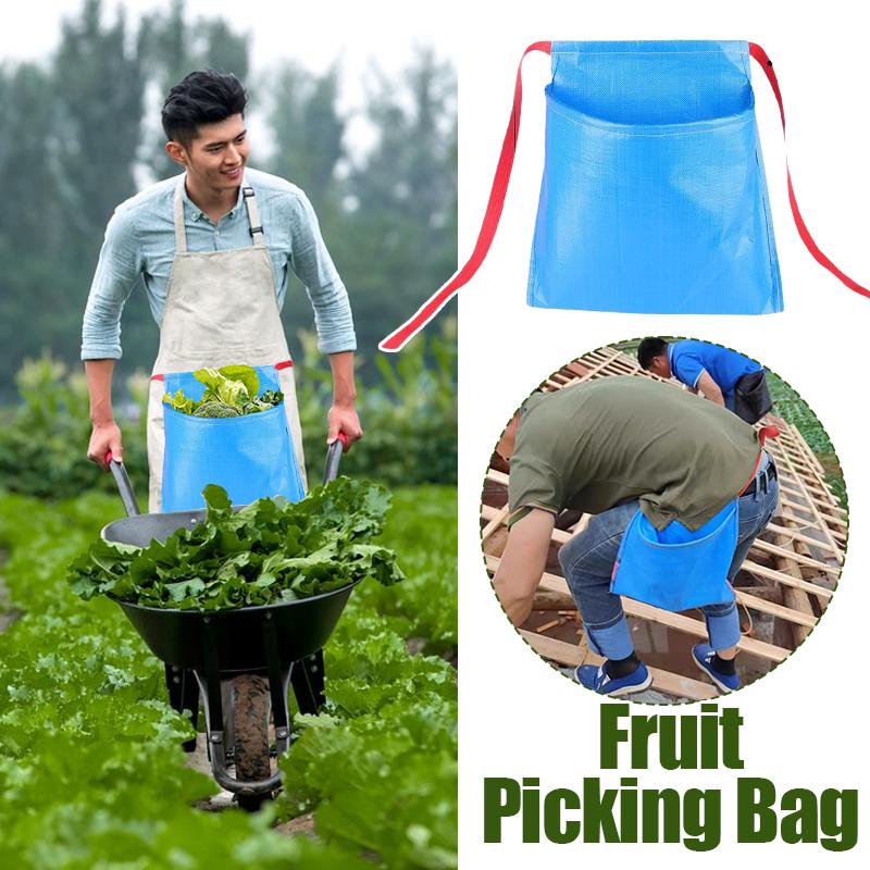 Langlebige Obstpflücktasche Outdoor Gemüseernte Garten Obstpflück-Hüftwerkzeugaufbewahrung Hängende Sammeltasche Hüfttasche