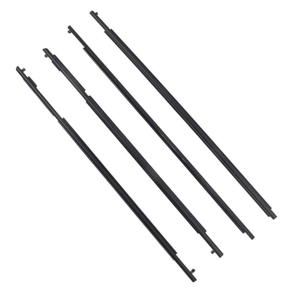 Door Belt Moulding Set 75711‑60072 Window Weatherstrip Sealing Belt for Land Cruiser Prado 150 Series 2010 to 2020