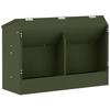Rabbit Feeder Olive Green 64.5 X 25.5 X 45.5 Cm