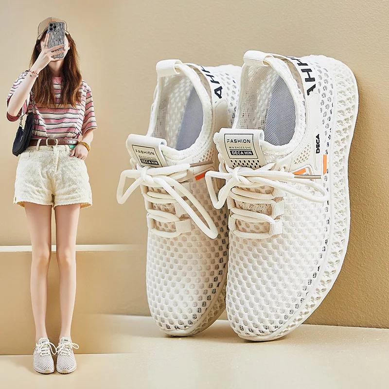 Shoes Trendy Women's Cloth Shoes Korean Style Trendy Wild Casual Shoes Running Shoes One Piece Spring and Autumn Women's Shoes