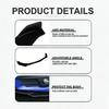 5Pcs ABS Material Universal Car Front Bumper Separator Bumper Lip Body Kit Duck Lip Separator For Subaru BRZ Car Accessories
