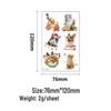 Christmas Tattoo Stickers for Pets, DIY Decor, Guitar & Water Cup