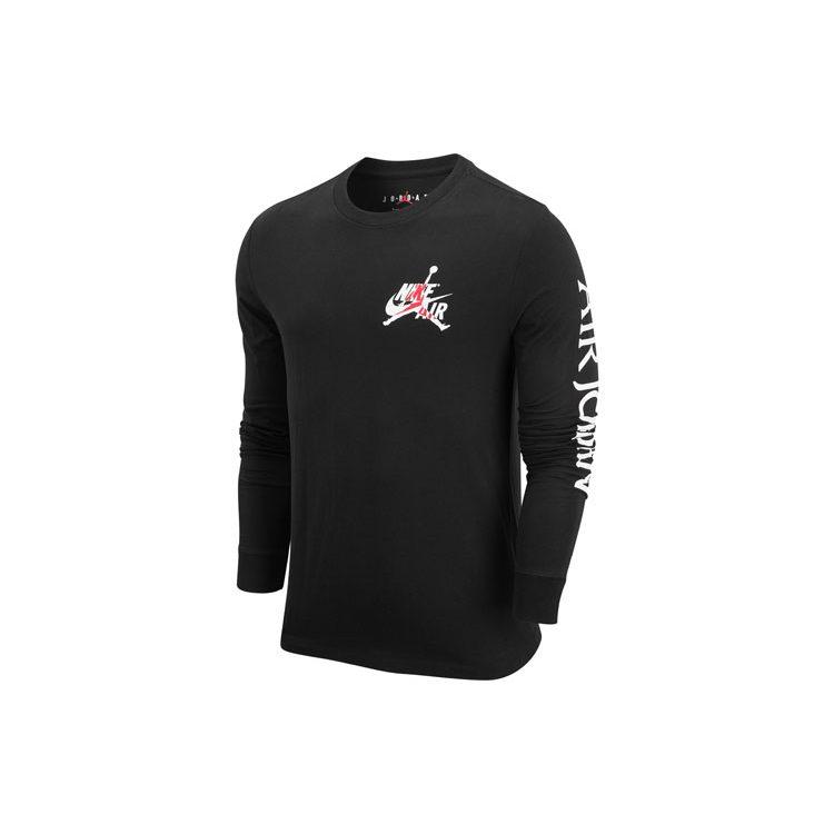 Jordan T Shirts Men's Black Crew Neck Moderate Straight Fit DN1447-010