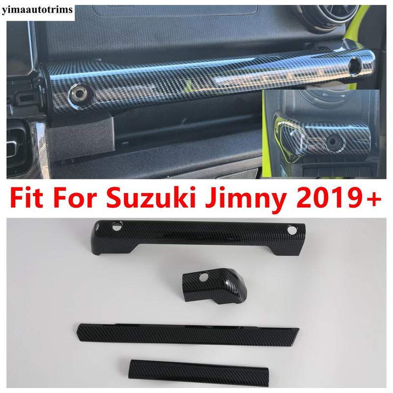 

Car Central Control Dashboard Panel Decoration Cover Trim Fit For Suzuki Jimny - 2025 ABS Carbon Fiber Accessories Interior