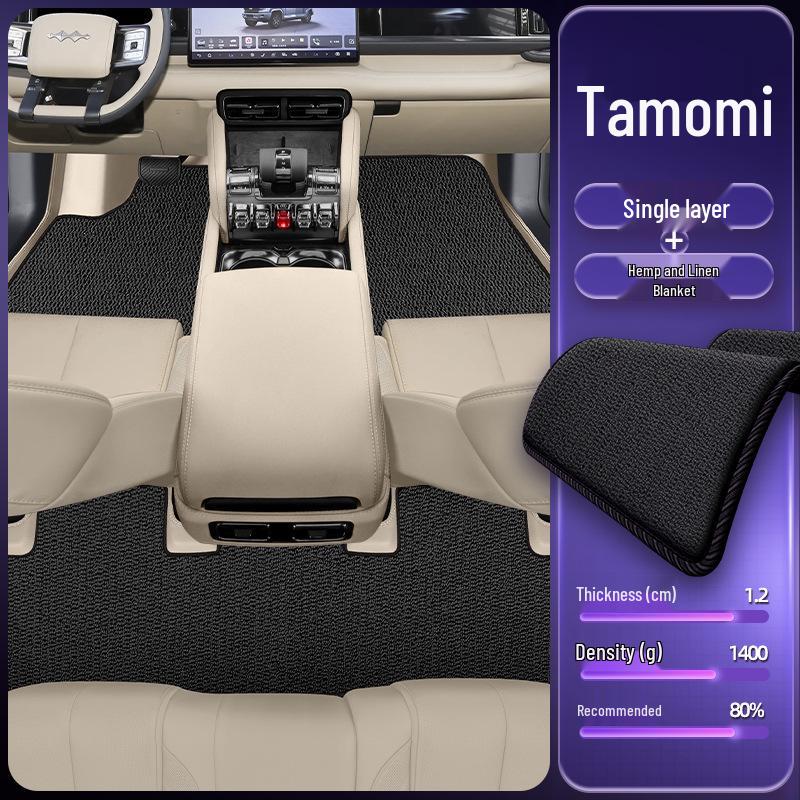 Eco-friendly Double-layer Floor Mats for Equation Leopard Titanium 5 Model Car Interior
