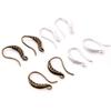 10pcs 3-Styles High Quality Classic Bronze Gold Silver Plated Brass French Earring Hooks Wire Settings Base Settings Whole Sale