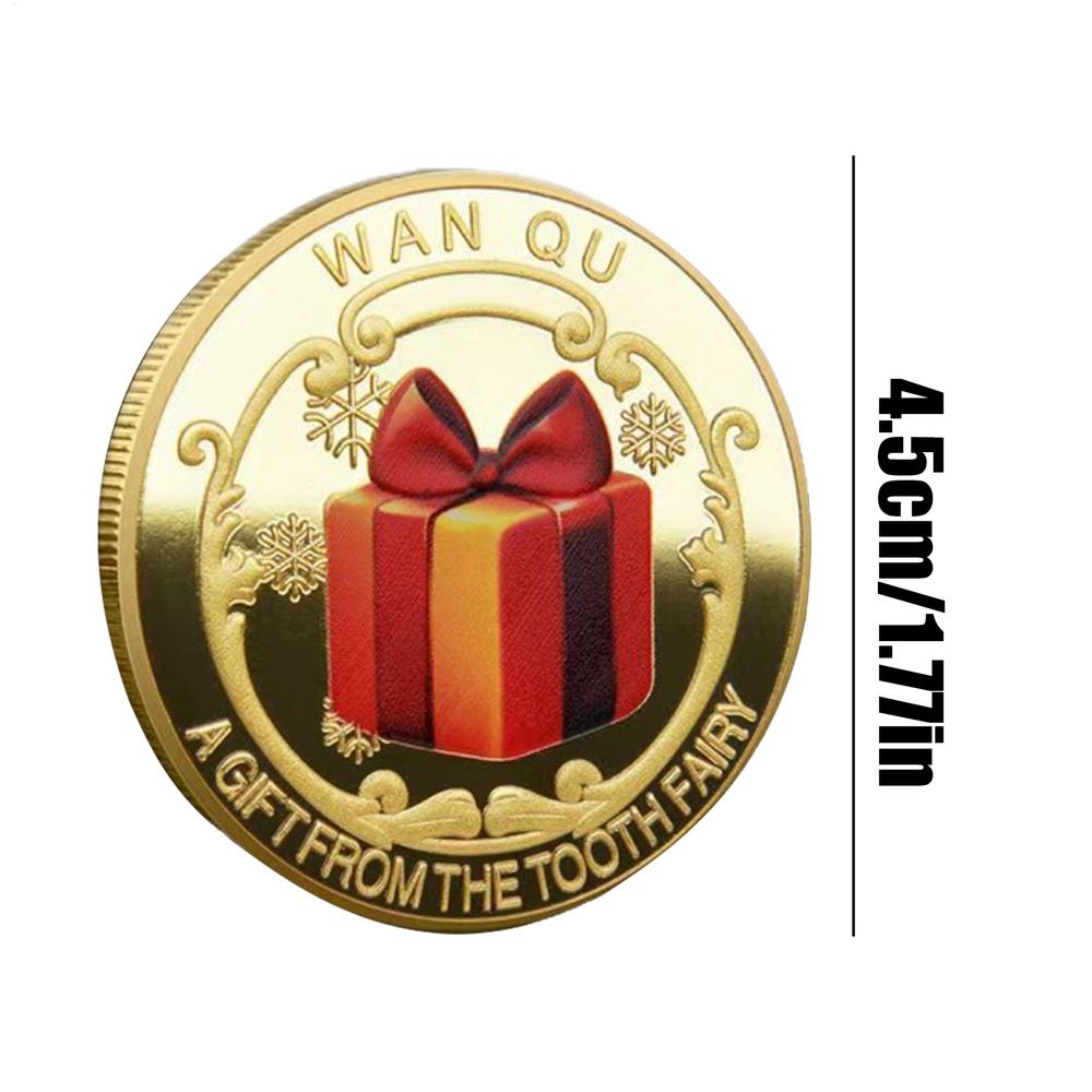 Tooth Fairy Golden Coin Classic Collectible Coin Fun Souvenir For Girls Boys Home Decoration Childhood Tradition