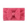 Elastic Knotted Headwear Baby Bowknot Headband Wide Band Bow Hair Bands for Baby Girl Infant Headbands Hair Accessories