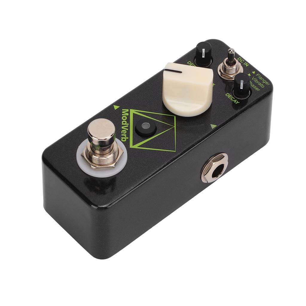 Modulation Reverb Pedal Electric Guitar Single Block Effector 3 Modes Metal Shell DC9V