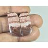 12X29X04 MM Natural Zebra Jasper Matched Pair Fancy Cabochon Loose Gemstone B-266