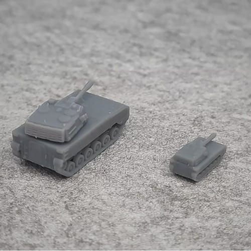 5PCS DIY Model 1/350 1/700 Scale PLZ-07 Self-Propelled Gun 3D Print Resin Assembly Model 3D Heavy Machine Tank for Military Collection (1/700 (0.91CM)