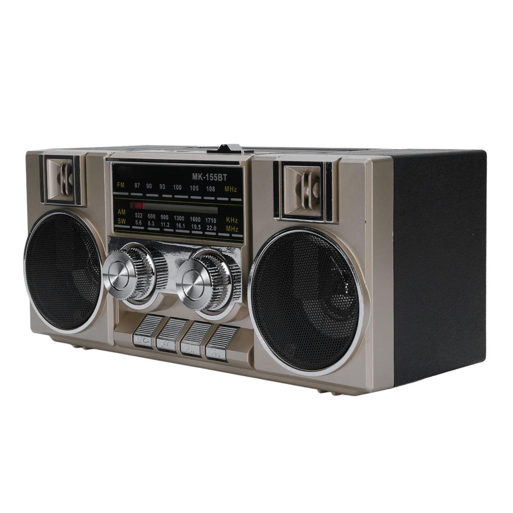 Portable FM AM SW Radio Full Band Clear Sound Quality Radio with RGB   Speaker for Garden   Bathroom