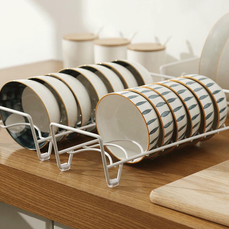 Kitchen Dish Drainer and Storage Rack