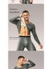 Men's Thermal Underwear Top - Velvet Lined, Thickened Long-Sleeve for Autumn/Winter Cold Protection