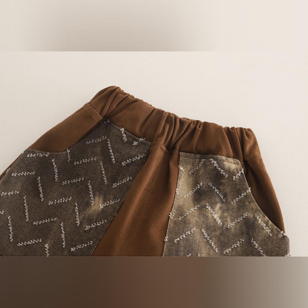 Kids Casual Long-Sleeve Set, Comfortable Daily Wear Outfits