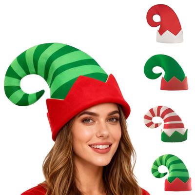 Adult Christmas Hat Striped Hat